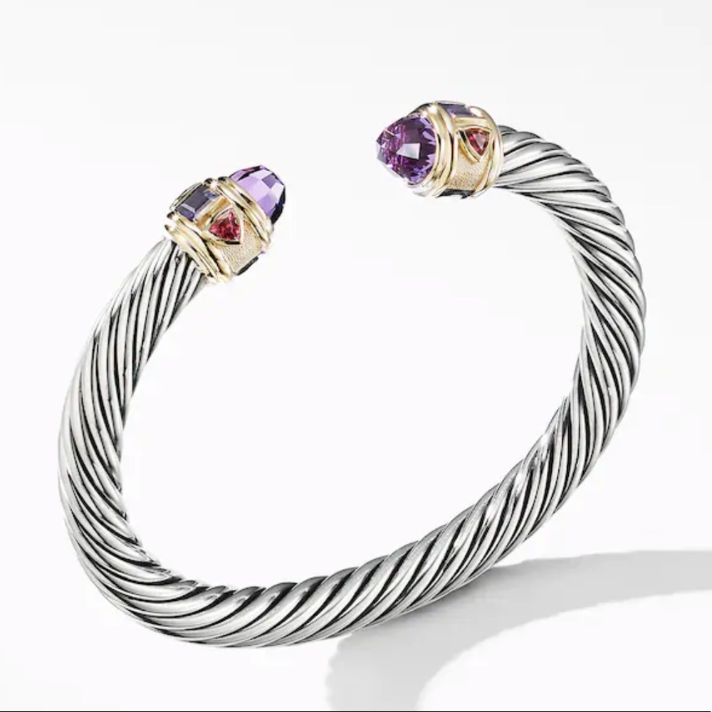 David Yurman Renaissance Bracelet with Amethyst